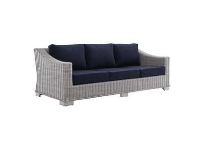 Image for Light Gray Navy Conway Sunbrella