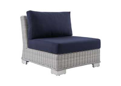 Image for Conway Sunbrella Outdoor Patio Wicker Rattan Armless Chair