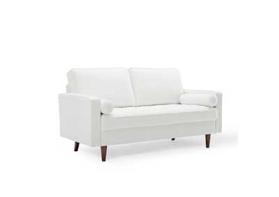 Image for White Valour Performance Velvet Loveseat