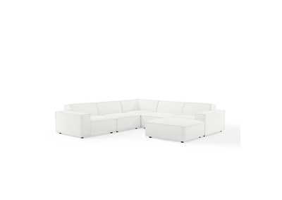 Image for White Restore 6-Piece Sectional Sofa
