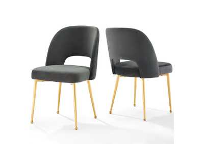 Image for Charcoal Rouse Dining Room Side Chair [Set of 2]