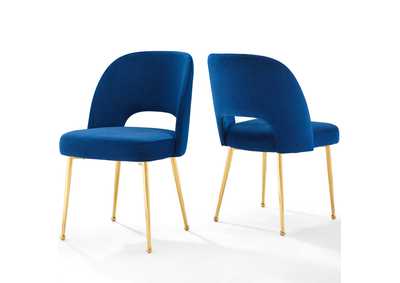 Image for Navy Rouse Dining Room Side Chair [Set of 2]