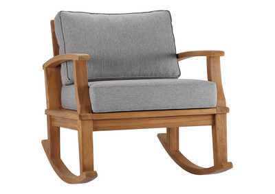 Image for Natural Gray Marina Outdoor Patio Teak Rocking Chair