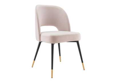 Image for Pink Rouse Performance Velvet Dining Side Chair
