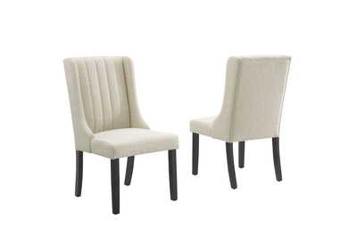 Image for Beige Renew Parsons Fabric Dining Side Chairs - [Set of 2]