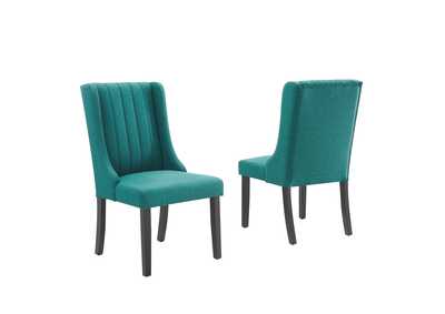 Image for Teal Renew Parsons Fabric Dining Side Chairs - [Set of 2]