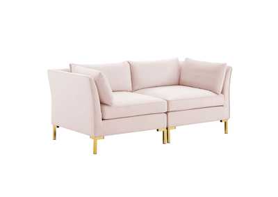 Image for Pink Ardent Performance Velvet Loveseat