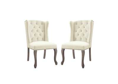 Image for Ivory Apprise Side Chair Performance Velvet [Set of 2]
