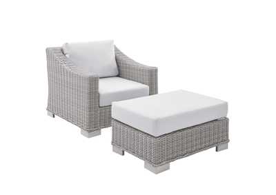 Image for Light Gray White Conway Sunbrella