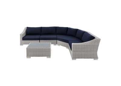 Image for Light Gray Navy Conway Sunbrella