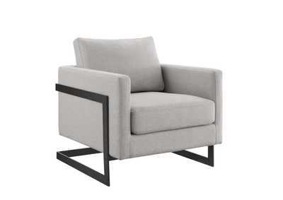 Image for Black Camel Posse Upholstered Fabric Accent Chair