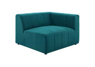 Image for Teal Bartlett Upholstered Fabric Right-Arm Chair