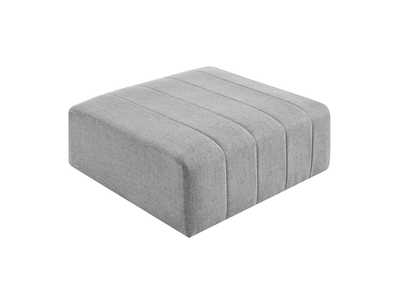 Image for Light Gray Bartlett Upholstered Fabric Ottoman
