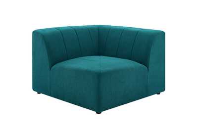 Image for Teal Bartlett Upholstered Fabric Corner Chair