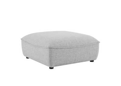 Image for Light Gray Comprise Sectional Sofa Ottoman