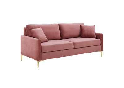 Image for Dusty Rose Juliana Performance Velvet Sofa