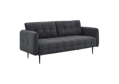Image for Charcoal Cameron Tufted Fabric Sofa