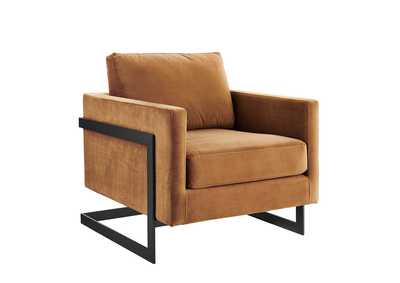Image for Black Cognac Posse Performance Velvet Accent Chair
