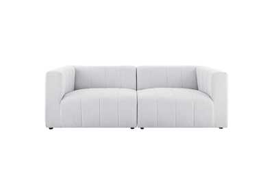 Image for Ivory Bartlett Upholstered Fabric 2-Piece Loveseat