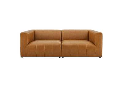 Image for Tan Bartlett Vegan Leather 2-Piece Loveseat