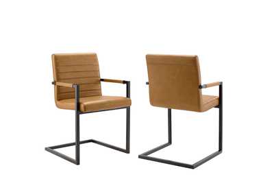 Image for Savoy Vegan Leather Dining Chairs - Set of 2