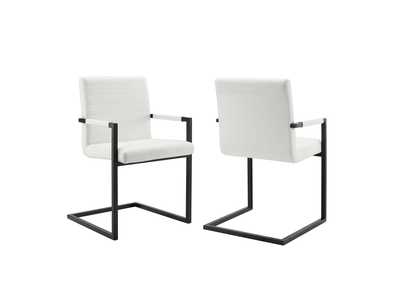 Image for Savoy Vegan Leather Dining Chairs - Set of 2