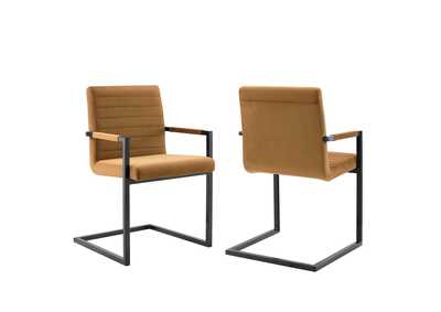 Image for Savoy Performance Velvet Dining Chairs - Set of 2