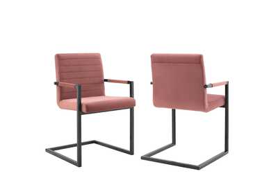 Image for Savoy Performance Velvet Dining Chairs - Set of 2