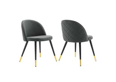 Image for Cordial Upholstered Fabric Dining Chairs - Set of 2