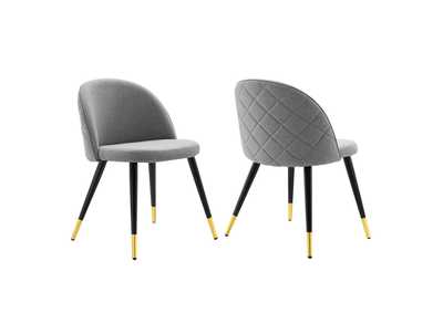 Image for Cordial Upholstered Fabric Dining Chairs - Set of 2