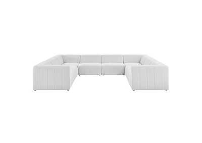 Image for Ivory Bartlett Upholstered Fabric 8-Piece Sectional Sofa