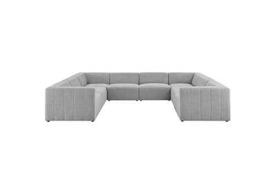 Image for Light Gray Bartlett Upholstered Fabric 8-Piece Sectional Sofa