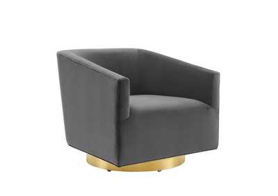 Image for Twist Accent Lounge Performance Velvet Swivel Chair