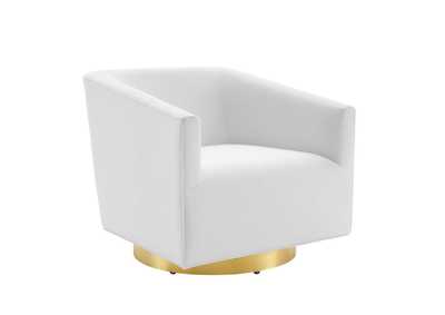 Image for Twist Accent Lounge Performance Velvet Swivel Chair