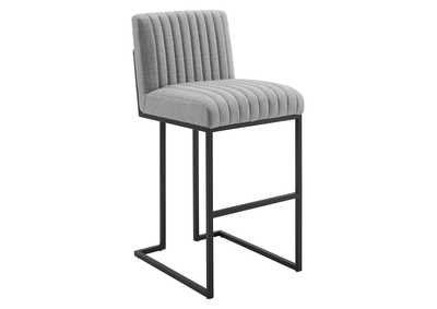 Image for Indulge Channel Tufted Fabric Bar Stool