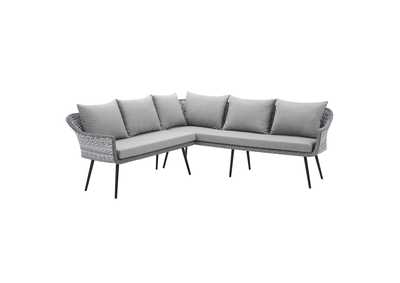 Image for Endeavor Outdoor Patio Wicker Rattan Sectional Sofa