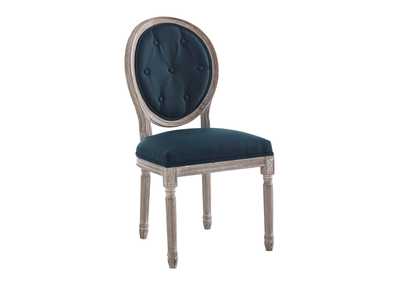 Image for Arise Vintage French Upholstered Fabric Dining Side Chair