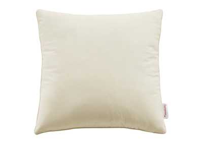 Image for Ivory Enhance 18" Performance Velvet Throw Pillow