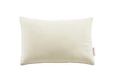 Image for Ivory Enhance 18" Lumbar Performance Velvet Throw Pillow