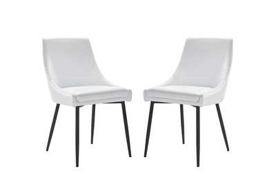 Image for Viscount Vegan Leather Dining Chairs - Set of 2