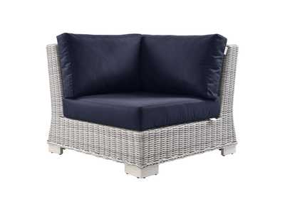 Image for Conway Outdoor Patio Wicker Rattan Corner Chair