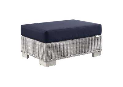 Image for Conway Outdoor Patio Wicker Rattan Ottoman