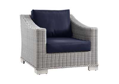 Image for Conway Outdoor Patio Wicker Rattan Armchair