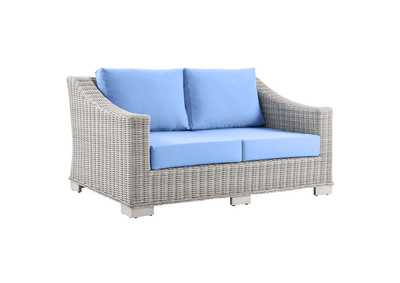 Image for Conway Outdoor Patio Wicker Rattan Loveseat