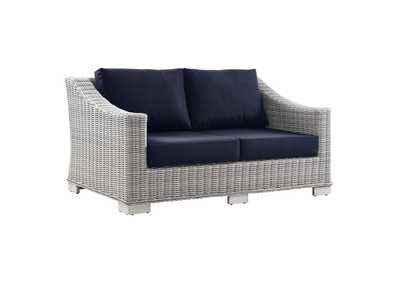 Image for Conway Outdoor Patio Wicker Rattan Loveseat