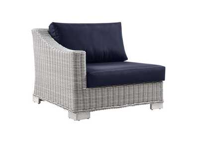 Image for Conway Outdoor Patio Wicker Rattan Left-Arm Chair