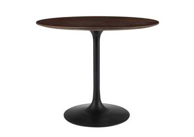 Image for Black Cherry Walnut Lippa 36" Wood Dining Table