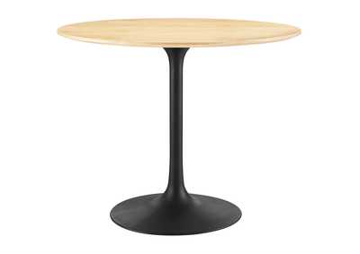 Image for Black Natural Lippa 36" Wood Dining Table