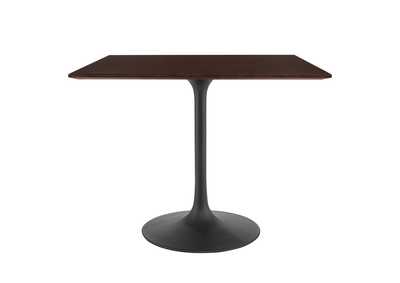 Image for Black Cherry Walnut Lippa 36" Wood Square Dining Table