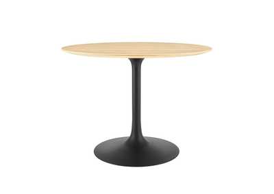 Image for Black Natural Lippa 40" Wood Dining Table